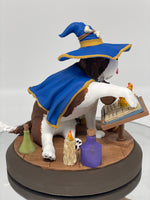 Saint Bernard Wizard Figurine