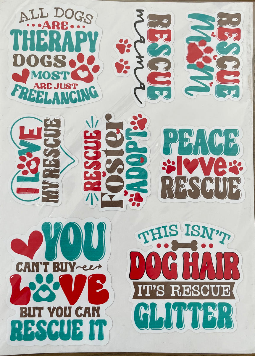 Rescue Sticker Pack| High Maintenance Mutt