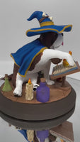 Saint Bernard Wizard Figurine